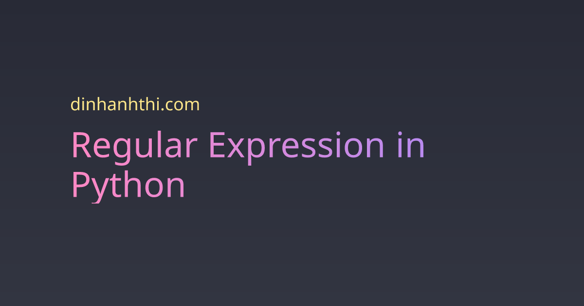 Regular Expression In Python Site Of Thi 7862